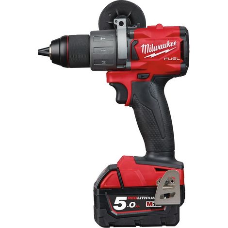 Milwaukee - Perceuse à percussion FUEL 18 V Li-Ion 5.0 Ah 135 Nm - M18 FPD2-502X (1/5)