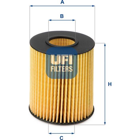 Filtro de aceite UFI 25.151.00