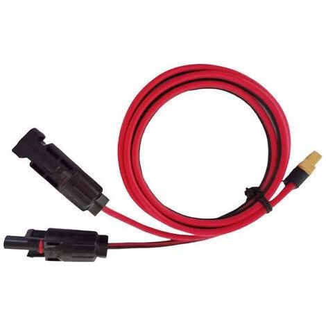 Câble de panneau solaire 12 AWG vers XT60 femelle pour station d'alimentation portable, station d'alimentation portable, batterie Lipo 60 cm (1/5)