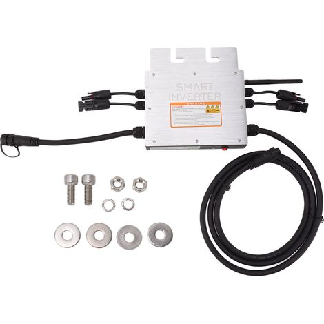 Onduleur solaire micro-onduleur WiFi 700W AC 120V 230V, contrôle à distance, onde sinusoïdale, plage de tension large (1/5)