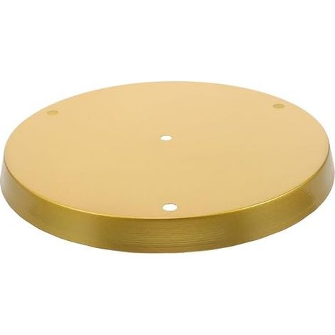 Iron Chandelier Kit, Ceiling Light Plate 280 mm, 3 Hole Mounting Bracket Golden Sand Colour, Hanging Light for Dining Room, Lighting Accessory (1/5)