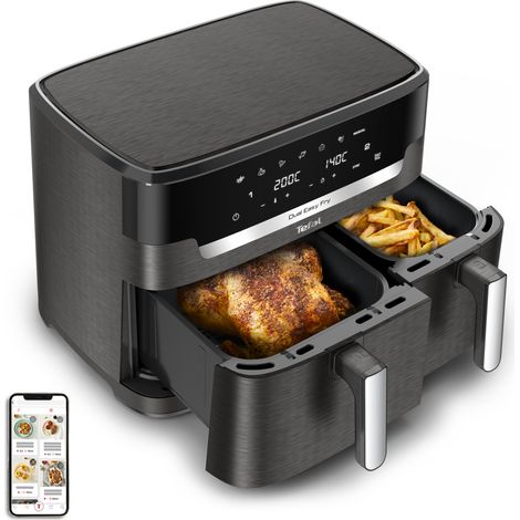 Friteuse - Tefal - EY942HE0 - 11L - 2 cestelli indipendenti - Tecnologia Air Pulse