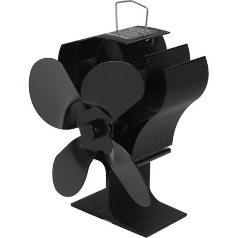 Ventilateur de poêle alimenté par la chaleur, démarrage automatique, alliage d'aluminium résistant, 1400 tr/min, thermoélectrique pour cheminée (1/5)