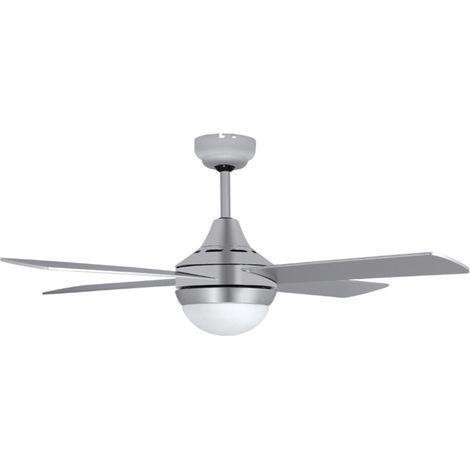 Ventilateur de plafond WiFi avec lumière LED Orbegozo  Contrôlable via l'application  Télécommande  4 pales de 120 cm de diam