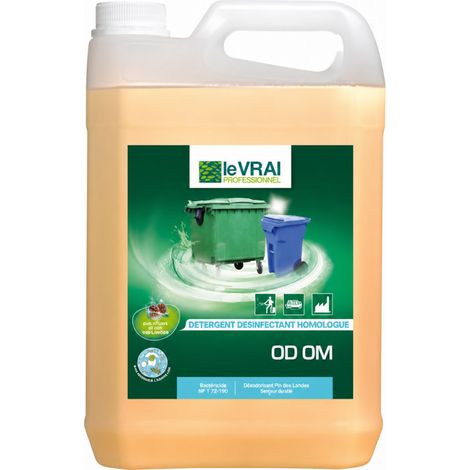 Détergent Désinfectant Homologué Od Om 5l - Le Vrai