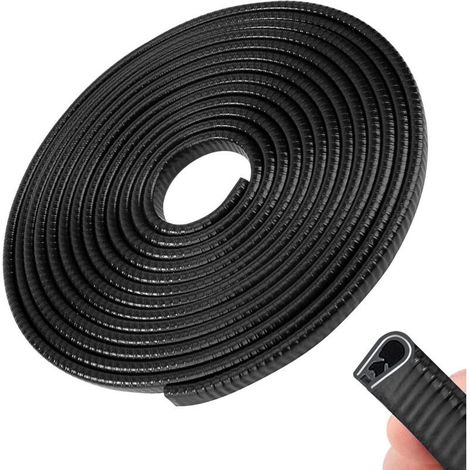 Protection Portiere Voiture Protecteur de Porte de Voiture en Forme de U en Caoutchouc Adapté aux Voitures SUV MPV et à la Plupart des Modèles 5 mètres (1/5)