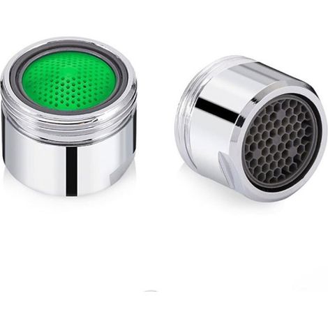 Mousseur Robinet - Filetage Mâle 20 mm - Débit 4 L/min - Économie Eau 60 % - Laiton Chromé - 1 Pièce (1/4)