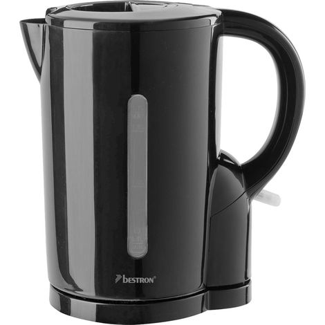 Bollitore elettrico da 2200 W, cucine da 1.7 litri, tappo di sicurezza per stufe da tè nero Bestron AWK 1101Z (1/4)