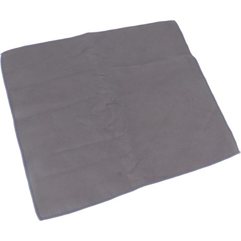 Serviette de nettoyage pour aquarium multifonctionnelle double face, non pelucheuse, en fibres flexibles, grise (1/5)