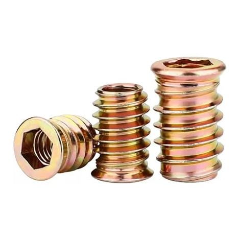 Lot de 50 écrous à visser M8 x 15 mm (1/5)