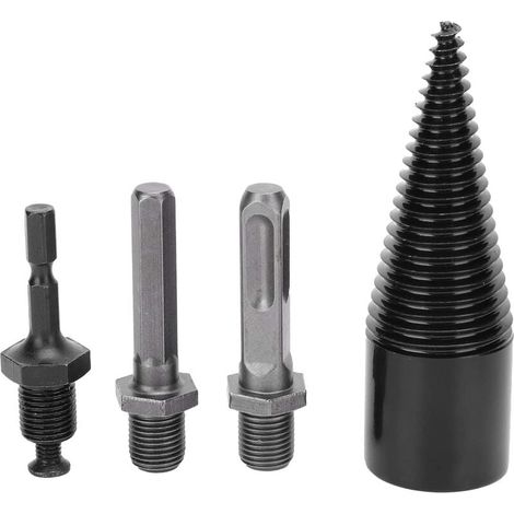 Broca para cortar madera con vástago hexagonal de acero de 45 mm, herramienta manual para cortar madera. (1/4)
