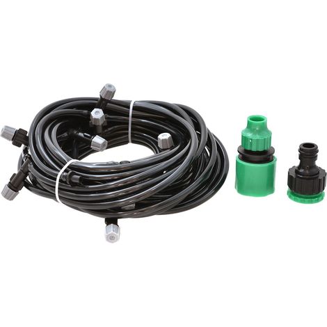 Nebulizzatore da giardino - tubo + irrigatori da 10 m (50) (1/3)