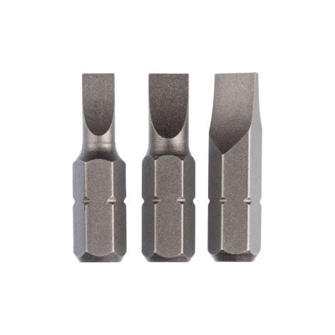 Bosch Schrauberbit-Set Standard für Längsschlitzschrauben (S) 3-tlg. - 2609255963 (1/2)