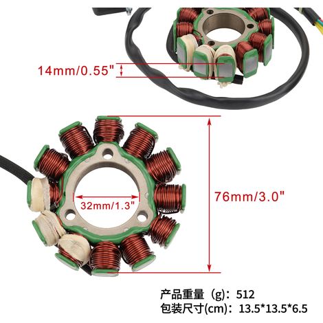 Bobine de stator magnéto KTM 250 350 450 SXF XCF FC FX 79239004000 (1/4)