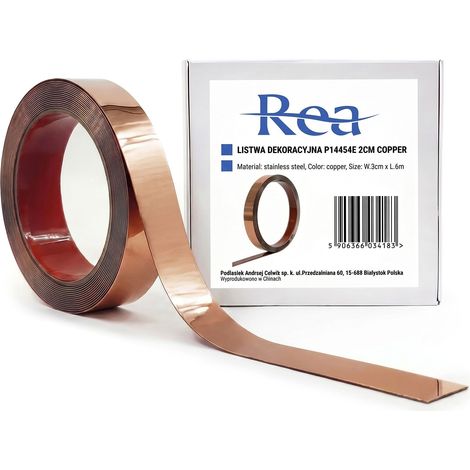 Baguette Décorative Adhésive Rea P14454E Copper (1/5)