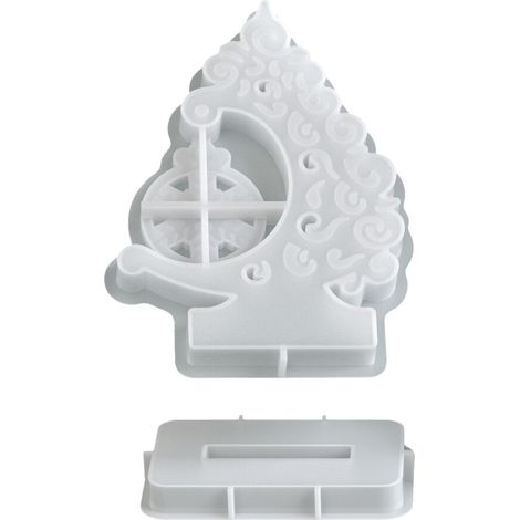 Stampo in silicone per albero di Natale, fiocco di neve, - modello 1