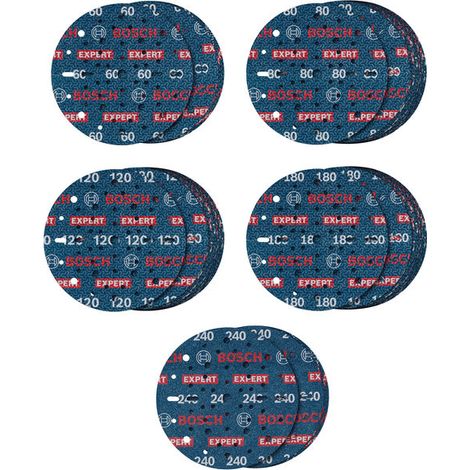 Bosch EXPERT O780 Foil Sanding Disc Set 150 mm 55 pcs 2608902470