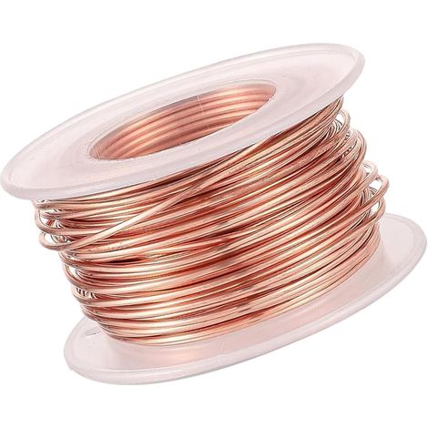 Filiyano-Fil de cuivre de 20 m pour le jardinage et les plantes, fil de cuivre pur pour supports de plantes aériennes et culture de légumes (1/4)