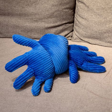 Filiyano – Oreiller nordique Palm, oreiller court en peluche pour fille, oreiller long à rayures pour garçon - cadeau (1/4)