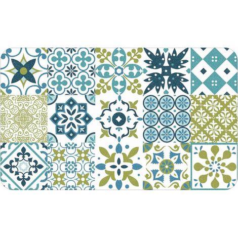 Tapis mousse Salou persane vert