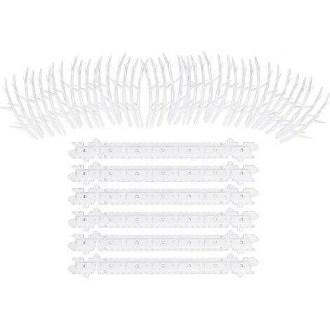 30cm bird spikes, plastic repellent for fences, roofs, mailboxes, windows (1/5)
