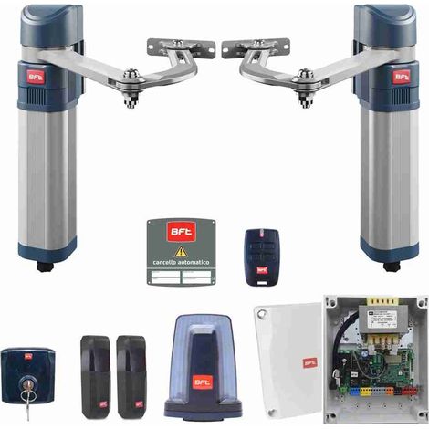 2618140 Kit Automazione Cancelli Battenti BFT E5 BT KIT A18 THALIA BT A80 2618140 R930157 00001 a Braccio Articolato Kit Completo 24V Per Cancelli Pedonali BFT R930153 00001 2611896 Fuori Produzione