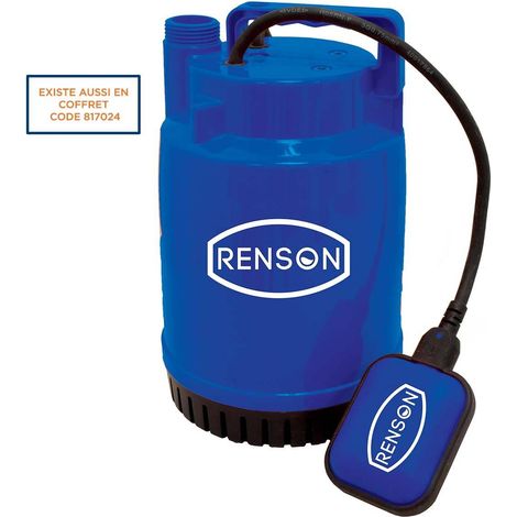 POMPE DE RELEVAGE 230V 0,25KW PLASTIQUE EAUX CLAIRES RENSON (1/2)