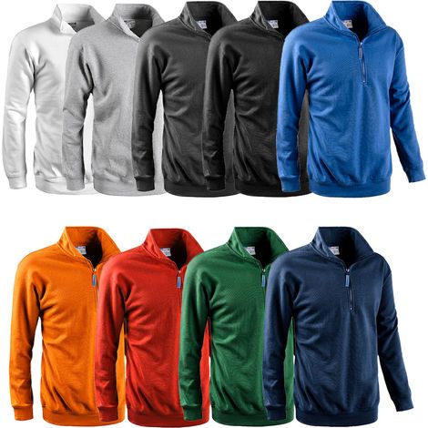 Sottozero Smash 50200 Arbeits-Sweatshirt mit halbem Reißverschluss - M - Blaue Marine