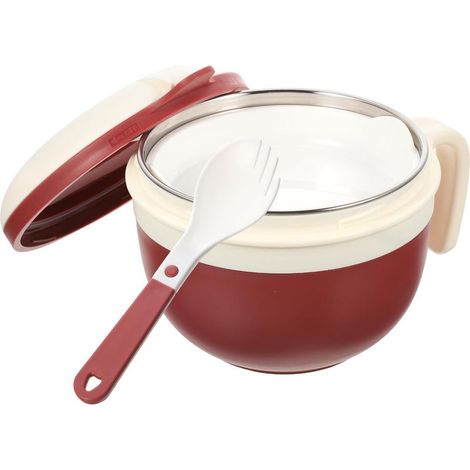 Bol à ramen compact Veemoon en acier inoxydable de 1400 ml avec (1/5)