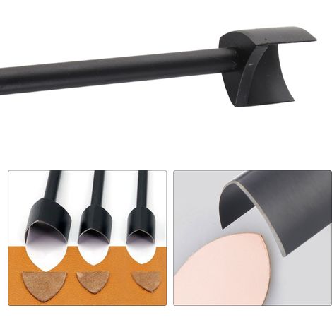 Poinçon en V pour cuir, poinçon en V, emporte-pièce en V, outils pour le travail du cuir (DIY), cuir de 25 mm (1/5)