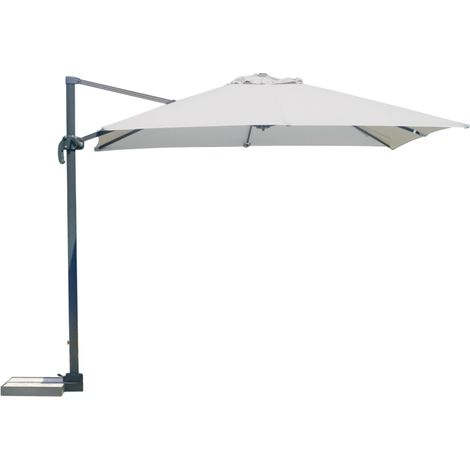 Ombrellone Bar Giardino Hotel Palo Laterale Alluminio 3 x 3 Metri Made in Italy (1/2)