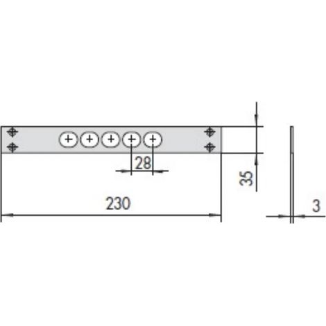CONTROPIASTRA CISA 06220-00-0