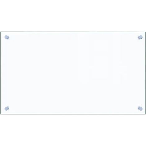 Protector antisalpicaduras de cocina moderno de 70 x 40 cm fácil de limpiar de vidrio templado transparente 020046328 (1/5)