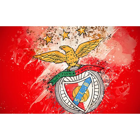Papier peint panoramique Foot / Football - Benfica Lisbonne - 130 cm x 81 cm (1/2)