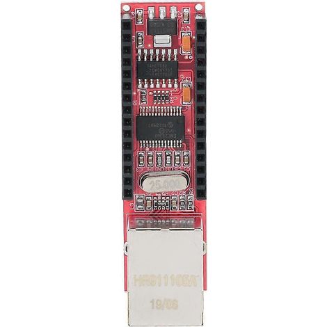 Module Carte Réseau ENC28J60 Ethernet Shield V1.0 pour Arduino Nano, Interface SPI, Connecteur RJ45, Compatible avec Projets IoT (1/5)