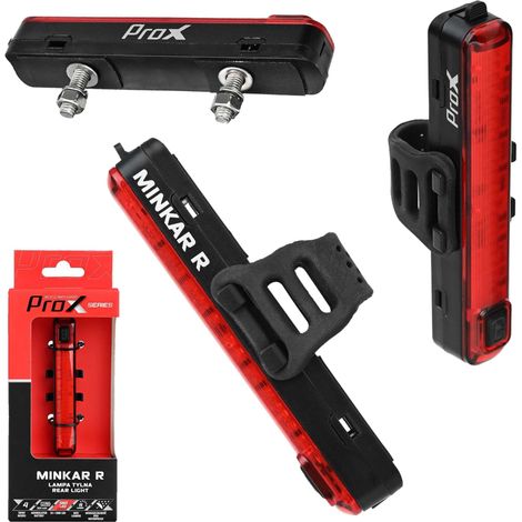 PROX Minkar R Rücklicht 24SMD LED 15lm Wasserdicht 300mAh Sattelstütze/Gepäckträger