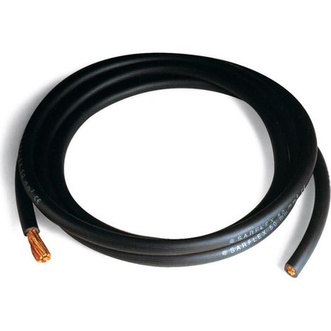 Câble fil unipolaire machine soudage sec. 35,00 mmq noir