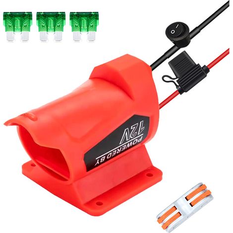 Geeignet für Milwaukee Milwaukee12VM12 Power Tool Lithium-Batterie Adapter DIY Versicherung Konverter MUMU (1/4)