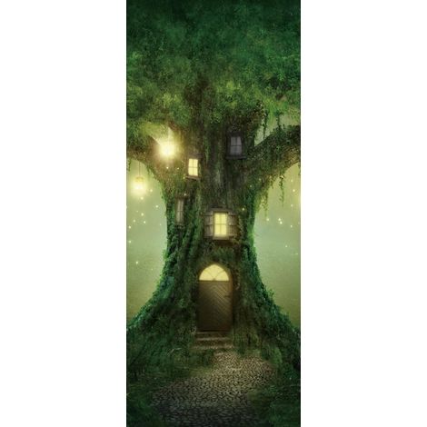 Selbstklebende Türfolie – Repositionierbares PVC – Repositionierbar – Tapete – Selbstklebende Möbelfolie – Für Schlafzimmer, Wohnzimmer und Flur – Selbstklebende Tapete – 200 x 77 cm (1/5)