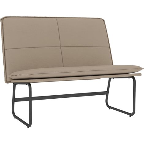 Banco/salón 100 x 75 x 76 cm piel sintética capuchino 020010626