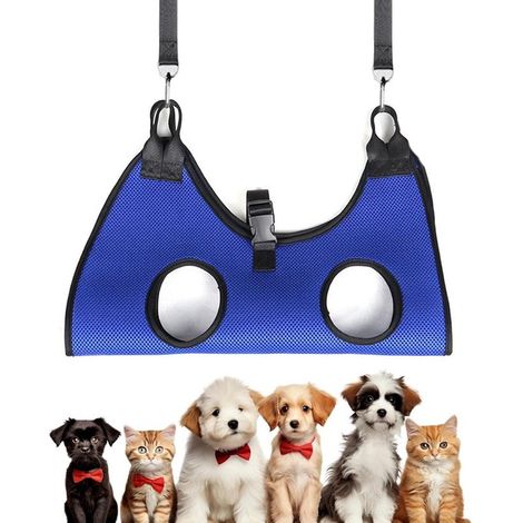 Hamac de toilettage pour animaux – Harnais de suspension – Harnais portable pour laver et toiletter les animaux de compagnie convient à une utilisation en intérieur ou dans la salle de bain. (1/3)