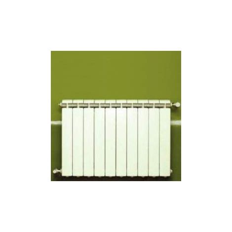 Global – Chauffage central fonte aluminium 10 éléments blanc 1160W – Dimensions 582x800x80mm – Pour installations jusqu'à 25m²