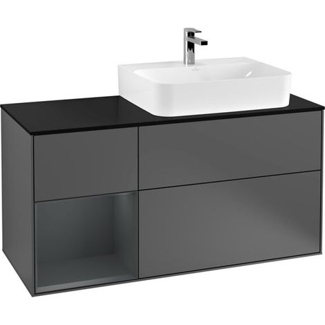 Villeroy & Boch G142HGGK Meuble sous-lavabo Finion G14 (1/2)