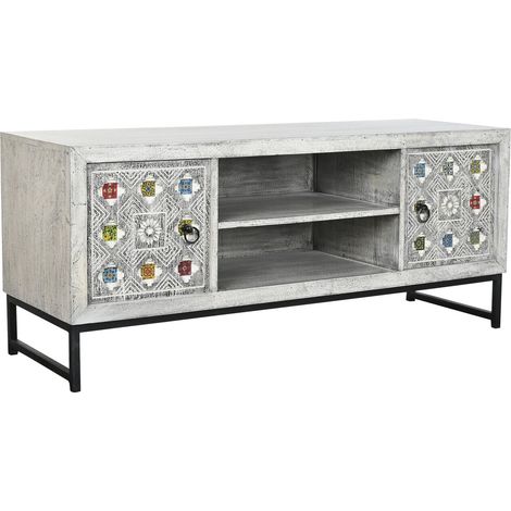Mueble Tv Mango Ceramica 130X40X56 Beige MB201139 (1/5)