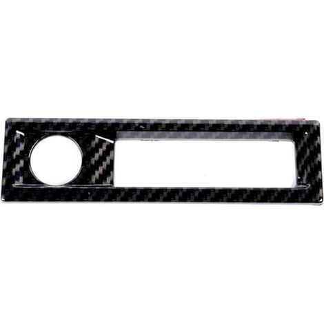 HOXILEELEOCentrale Accoudoir BoîTe Bouton Interrupteur Couvercle Garniture Cadre pour Ford F150 202120222023Accessoires (Fibre de Carbone (1/4)