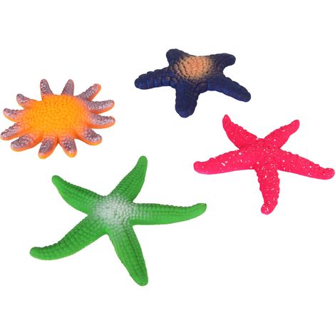 Lot de 4 animaux marins gonflables en EVA pour soulager le stress et stimuler la croissance. (1/5)