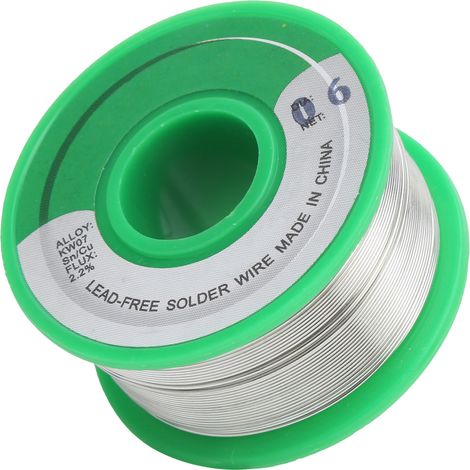 Fil à souder écologique de 0,6 mm et de 100 g (1/5)
