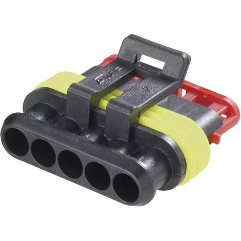 Boîtier femelle pour câble série AMP-Superseal 1.5mm TE Connectivity 282089-1 Nbr total de pôles 5 P (1/4)