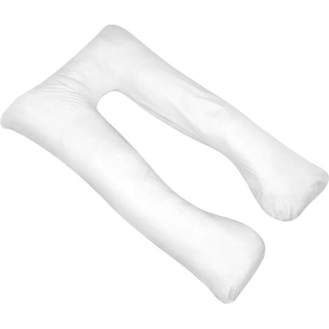 Coussin de grossesse 90 x 145 cm Blanc