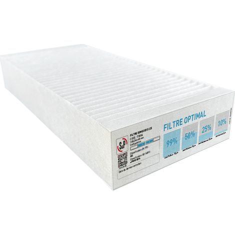 Filtre DOMEO EVO 225 OPTIMAL absorption grosses particules S&P 170004